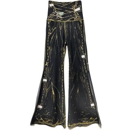 İspanyol Paça Yüksek Bel Pantolon